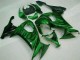 2008-2010 Kawasaki ZX10R Motorcycle Fairings - Glossy Black Green Flame UK