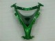 2008-2010 Kawasaki ZX10R Motorcycle Fairings - Glossy Black Green Flame UK