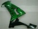 2008-2010 Kawasaki ZX10R Motorcycle Fairings - Glossy Black Green Flame UK