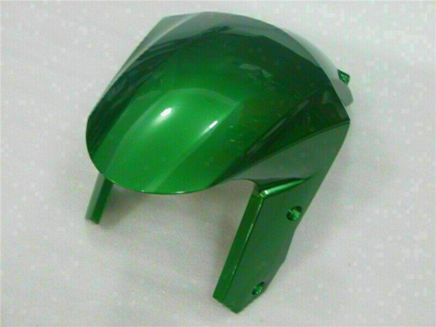 2008-2010 Kawasaki ZX10R Motorcycle Fairings - Glossy Black Green Flame UK