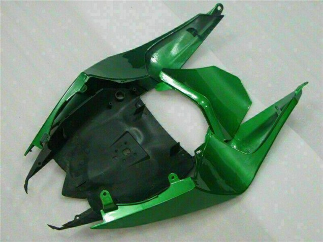2008-2010 Kawasaki ZX10R Motorcycle Fairings - Glossy Black Green Flame UK