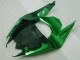 2008-2010 Kawasaki ZX10R Motorcycle Fairings - Glossy Black Green Flame UK