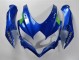 2008-2010 Suzuki GSXR 600/750 Motorcycle Fairings - Blue White Green Black UK