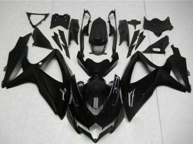 Custom 2008-2010 Suzuki GSXR 600/750 Motorcycle Fairings - Glossy Black Matte Black UK