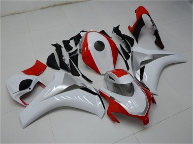 Custom 2008-2011 Honda CBR1000RR Motorcycle Fairings - White Red UK
