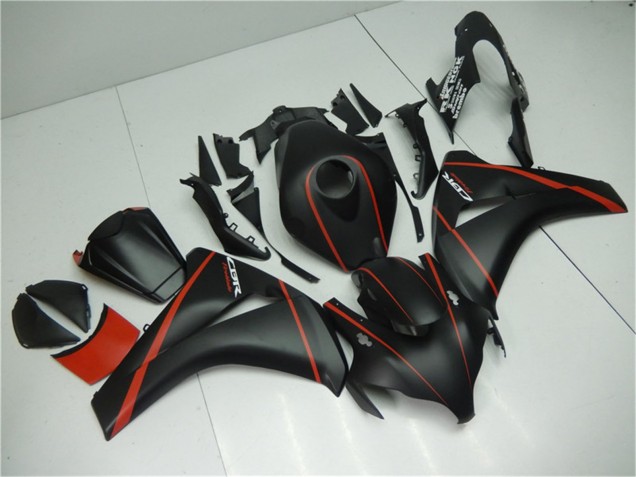 2008-2011 Honda CBR1000RR Motorcycle Fairings - Matte Black Red UK