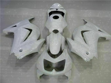 Custom 2008-2012 Kawasaki EX250 Motorcycle Fairings - White UK