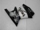 2008-2012 Kawasaki EX250 Motorcycle Fairings - Glossy Black White West UK