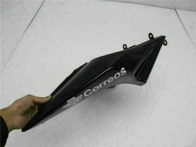 2008-2012 Kawasaki EX250 Motorcycle Fairings - Glossy Black White West UK