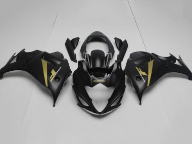 Custom 2008-2013 Suzuki GSX650F Motorcycle Fairings - Black Gold UK