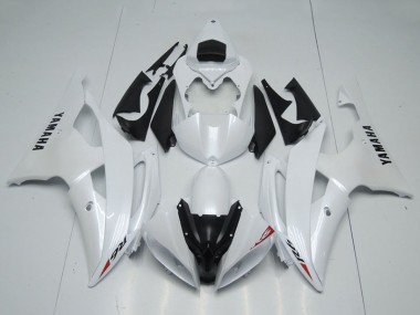 Custom 2008-2016 Yamaha YZF R6 Motorcycle Fairings - Glossy White UK