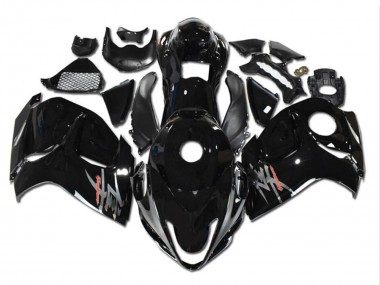 Custom 2008-2020 Suzuki GSXR 1300 Hayabusa Motorcycle Fairings - Glossy Black Grey UK