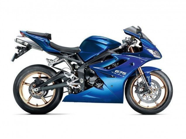 2009-2012 Triumph Daytona 675 Triple Motorcycle Fairings - Blue UK