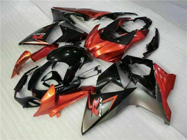 2009-2016 Suzuki GSXR 1000 Motorcycle Fairings - Orange Glossy Black UK