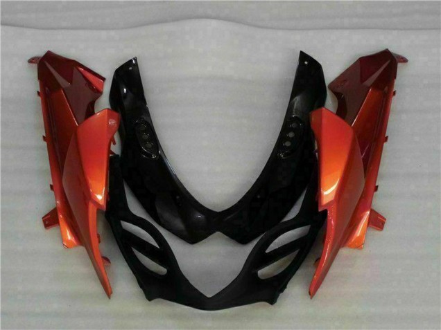 2009-2016 Suzuki GSXR 1000 Motorcycle Fairings - Orange Glossy Black UK