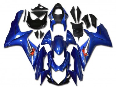 Custom 2011-2024 Suzuki GSXR 600/750 Motorcycle Fairings - Blue UK