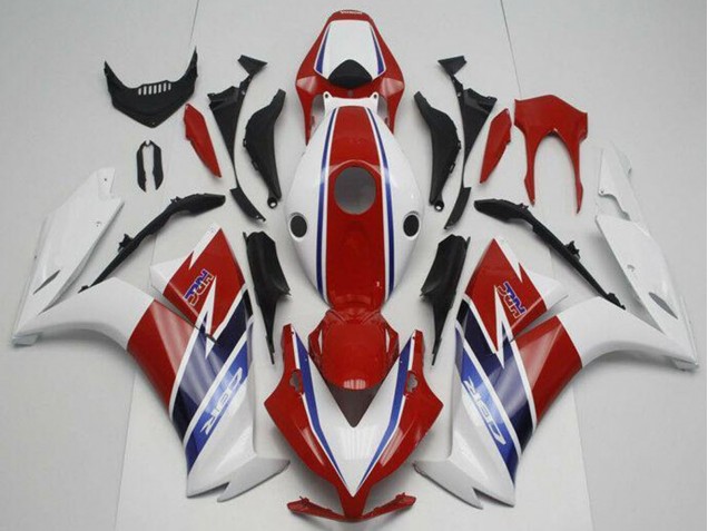 2012-2016 Honda CBR1000RR Bike Fairings - White Red Blue UK