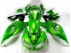 2012-2024 Kawasaki ZX14R ZZR1400 Motorcycle Fairing - Green Glossy Black UK