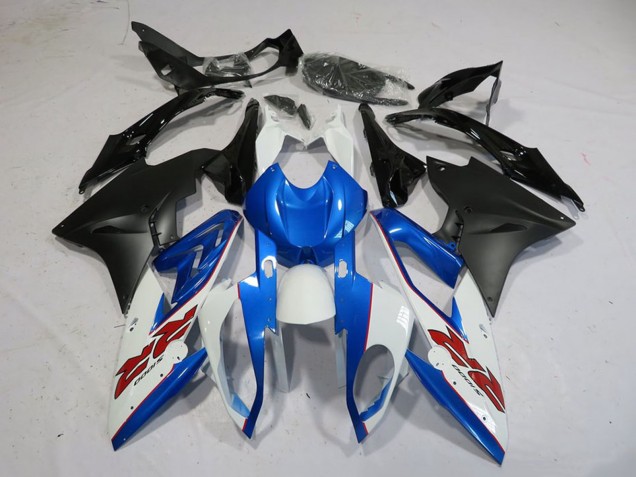 2015-2016 BMW S1000RR Motorcycle Fairing - White Blue Matte Black UK