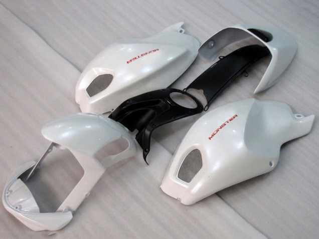 2008-2012 Ducati Monster 696 Motorcycle Fairings - White UK