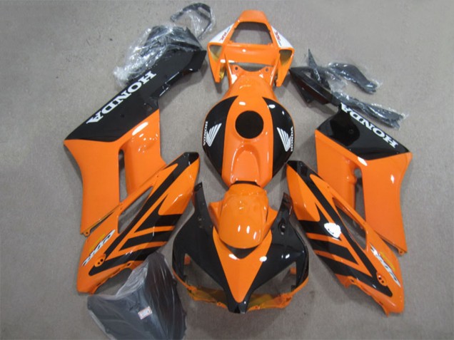 2004-2005 Honda CBR1000RR Motorcycle Fairing - Orange Glossy Black UK