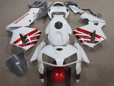 Custom 2004-2005 Honda CBR1000RR Motorcycle Fairing - White Red Black UK
