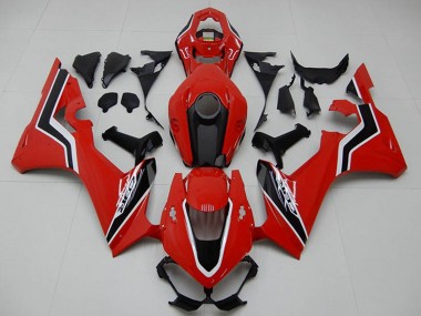 Custom 2017-2023 Honda CBR1000RR Motorcycle Fairing - Red Black White UK