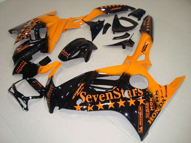 1995-1996 Honda CBR600 F3 Motorcycle Fairings - Orange Glossy Black SevenStars UK