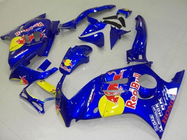 Custom 1995-1996 Honda CBR600 F3 Motorcycle Fairings - Blue Yellow Red Bull UK
