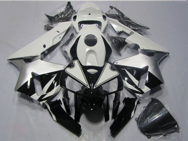 Custom 2005-2006 Honda CBR600RR Motorcycle Fairings Kits - White Black UK
