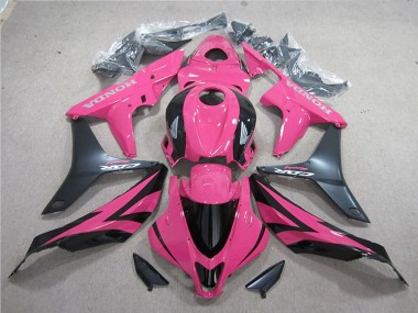 Custom 2007-2008 Honda CBR600RR Motorcycle Fairing Kits - Pink Matte Black UK