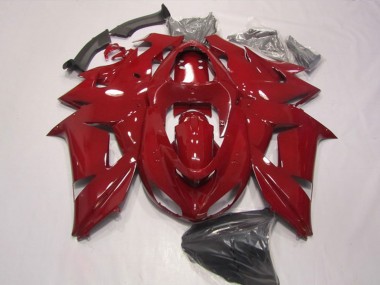 Custom 2006-2007 Kawasaki ZX10R Motorcycle Fairings - Red UK