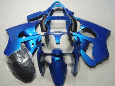 Custom 2000-2002 Kawasaki ZX6R Motorcycle Fairing - Blue UK