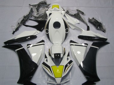 Custom 2012-2016 Honda CBR1000RR Motorcycle Fairing - White Yellow Glossy Black UK