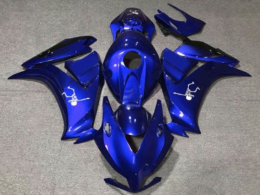 Custom 2012-2016 Honda CBR1000RR Motorcycle Fairing - Blue Glossy Black UK