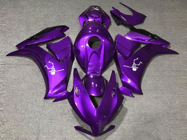 Custom 2012-2016 Honda CBR1000RR Motorcycle Fairings - Deep Purple Glossy Black UK