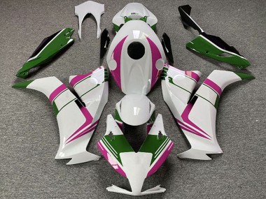 Custom 2012-2016 Honda CBR1000RR Motorcycle Fairings - White Pink Green Black UK