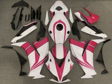 Custom 2012-2016 Honda CBR1000RR Motorcycle Fairings - White Pink Black UK