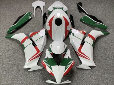 Custom 2012-2016 Honda CBR1000RR Motorcycle Fairings - White Red Green UK