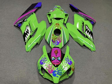 Custom 2004-2005 Honda CBR1000RR Motorcycle Fairings - Green Purple Blue Black Shark UK