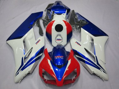Custom 2004-2005 Honda CBR1000RR Motorcycle Fairings - White Blue Red HRC OEM Style UK