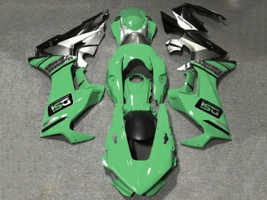 Custom 2017-2023 Honda CBR1000RR Motorcycle Fairings - Light Green White Silver Glossy Black DSI UK