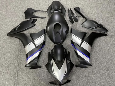 Custom 2012-2016 Honda CBR1000RR Motorcycle Fairings - Silver Blue Matte Black UK