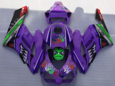 Custom 2004-2005 Honda CBR1000RR Motorcycle Fairings - Purple Green Black Red Shark UK