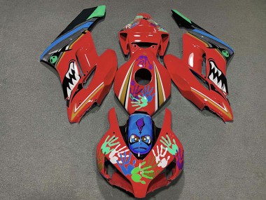 Custom 2004-2005 Honda CBR1000RR Motorcycle Fairings - Red Blue Green Black Shark UK