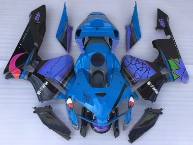 Custom 2005-2006 Honda CBR600RR Motorcycle Fairings - Blue Shark UK