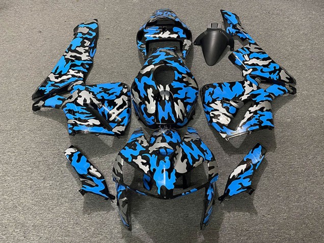 2005-2006 Honda CBR600RR Motorcycle Fairings - Camouflage Blue UK