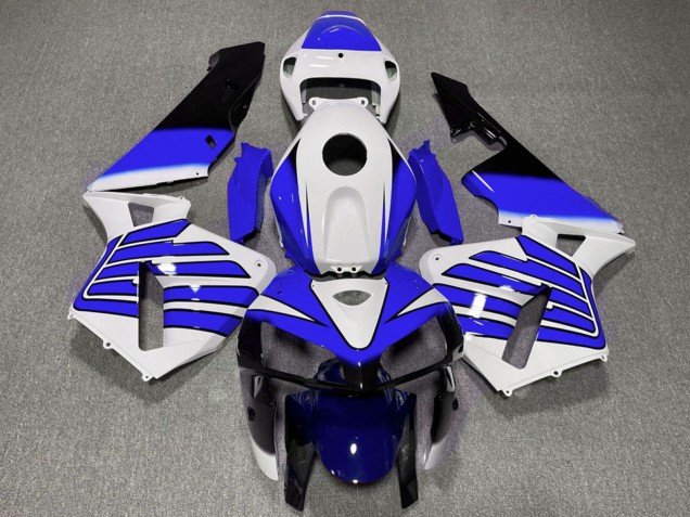 2005-2006 Honda CBR600RR Motorcycle Fairings - White Blue Wings UK
