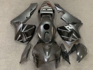 Custom 2005-2006 Honda CBR600RR Motorcycle Fairings - Dark Silver and Black UK