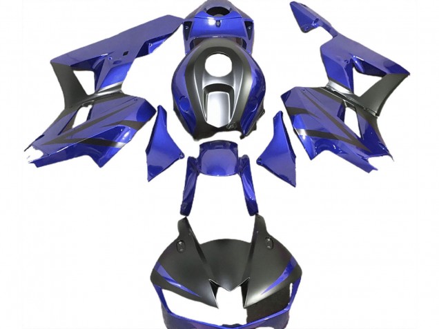 2013-2026 Honda CBR600RR Motorcycle Fairings - Blue Matte Black UK